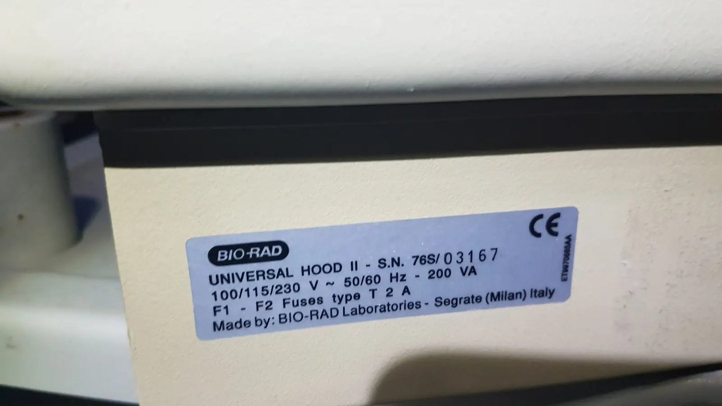Bio-Rad Universal Hood II Gel Molecular Imager Imaging System Gel Imaging System, second-hand product photo 10