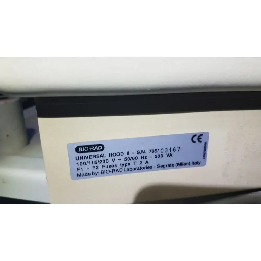 Bio-Rad Universal Hood II Gel Molecular Imager Imaging System Gel Imaging System, second-hand product photo 10