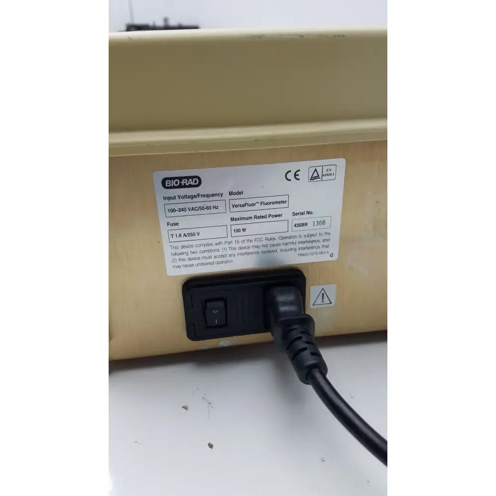 Bio Rad VersaFluor Fluorometer 435BR Fluorometer, as-is (for parts) product photo 5