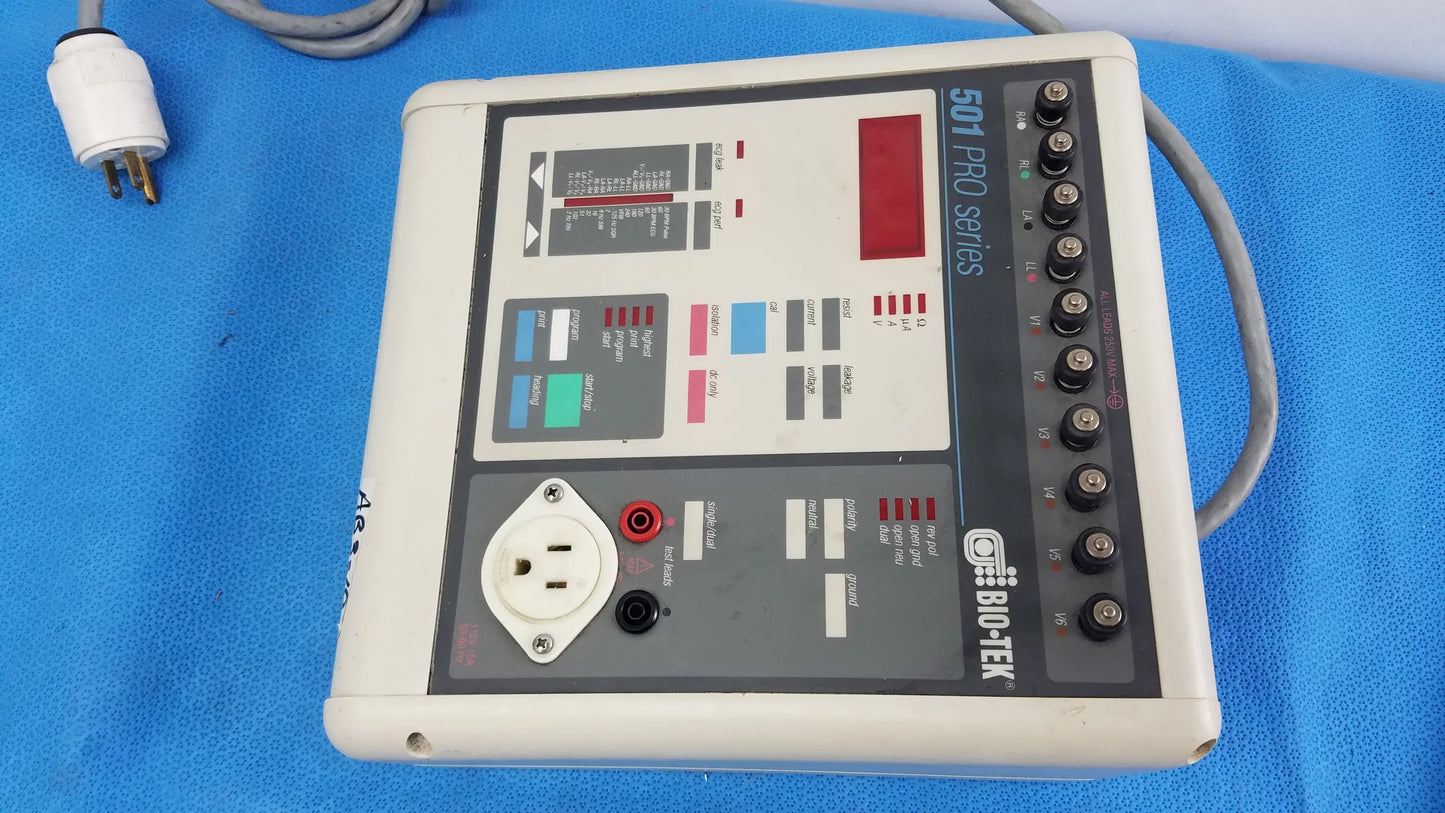 Bio‑Tek Bio-Tek 501 Pro Series Electrical Safety Analyzer Electrical Safety Analyzer, second-hand product photo 3