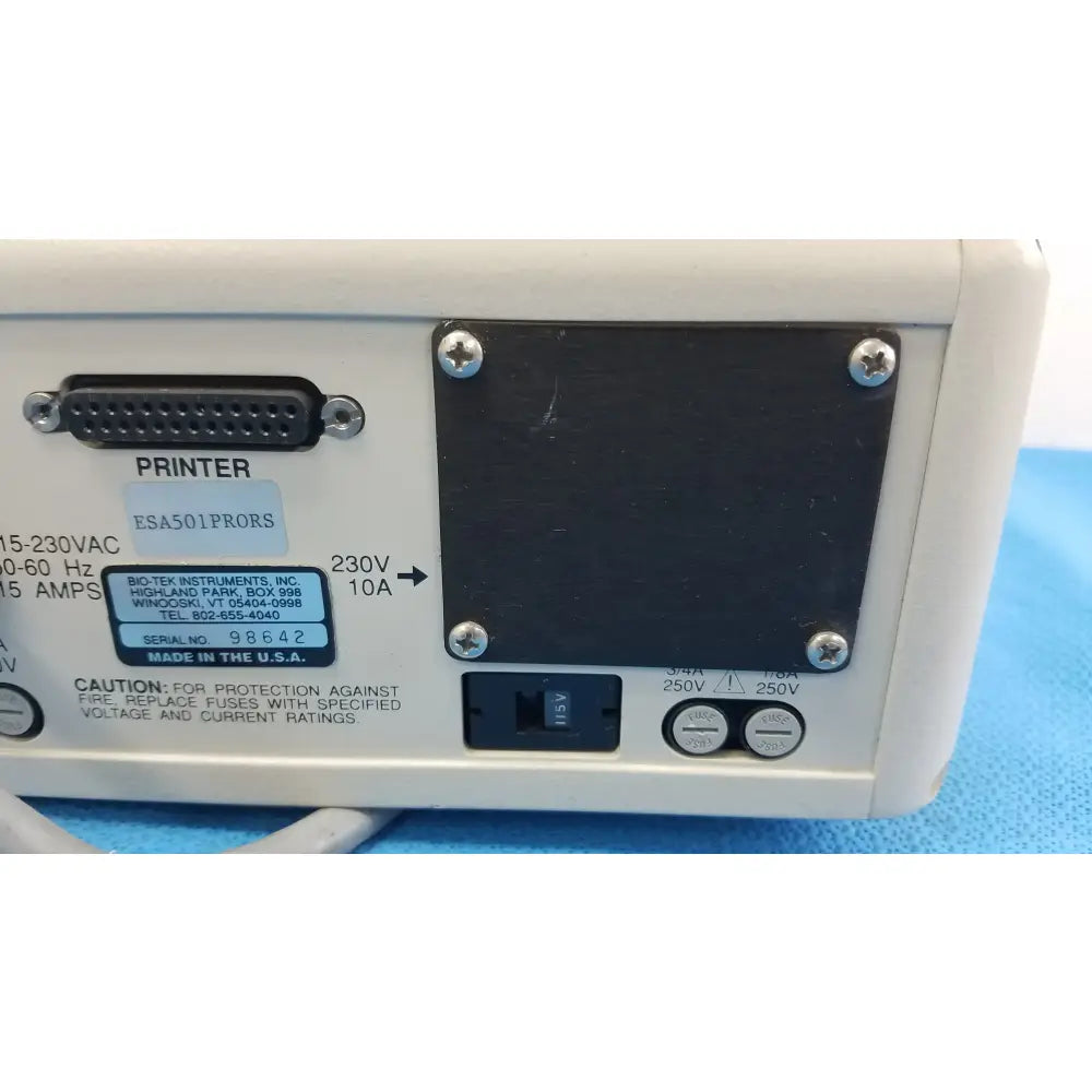 Bio‑Tek Bio-Tek 501 Pro Series Electrical Safety Analyzer Electrical Safety Analyzer, second-hand product photo 8