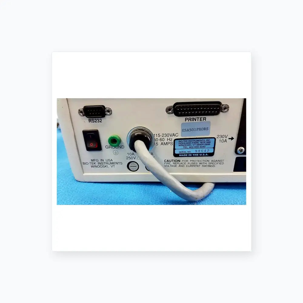 Bio‑Tek Bio-Tek 501 Pro Series Electrical Safety Analyzer Electrical Safety Analyzer, second-hand product photo 7