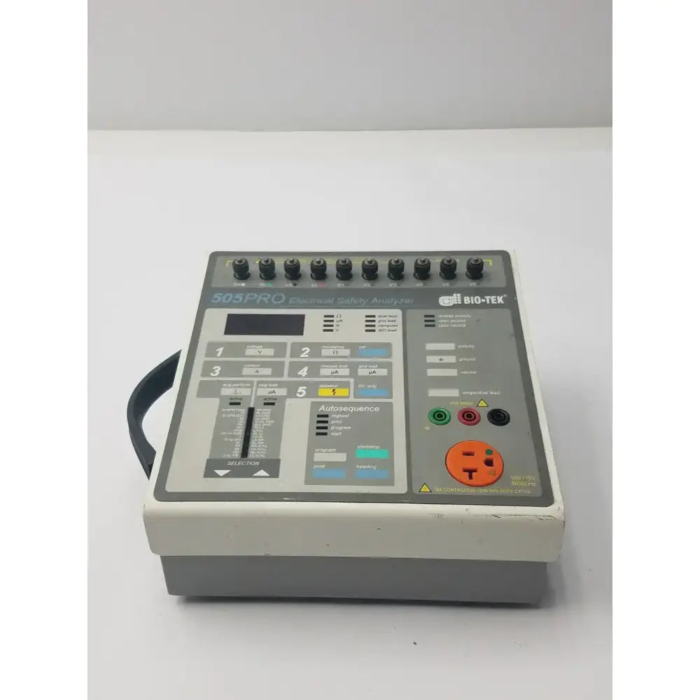 Bio-Tek 505PRO Electrical Safety Analyzer Electrical Safety Analyzer, second-hand product photo 10