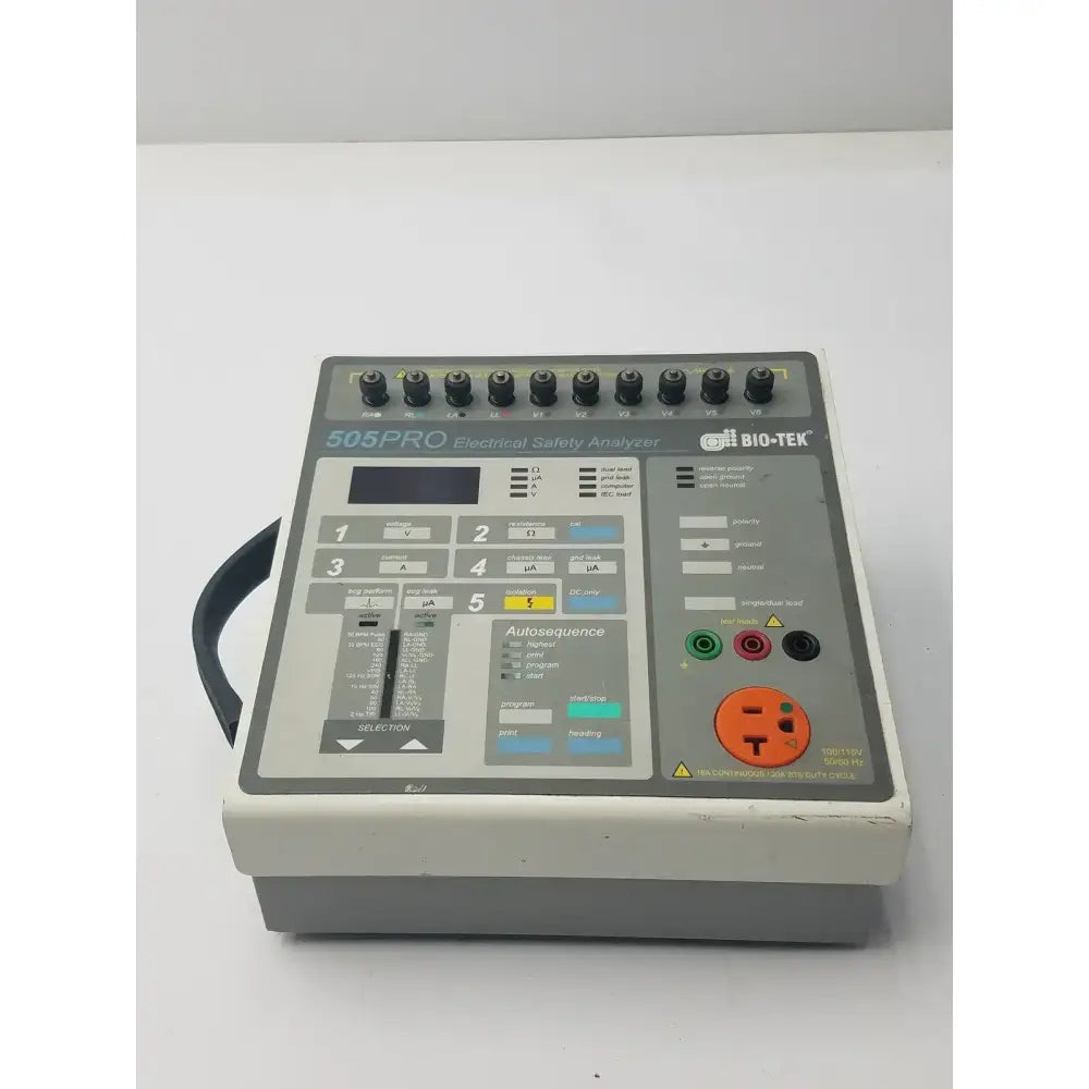 Bio-Tek 505PRO Electrical Safety Analyzer Electrical Safety Analyzer, second-hand product photo 2