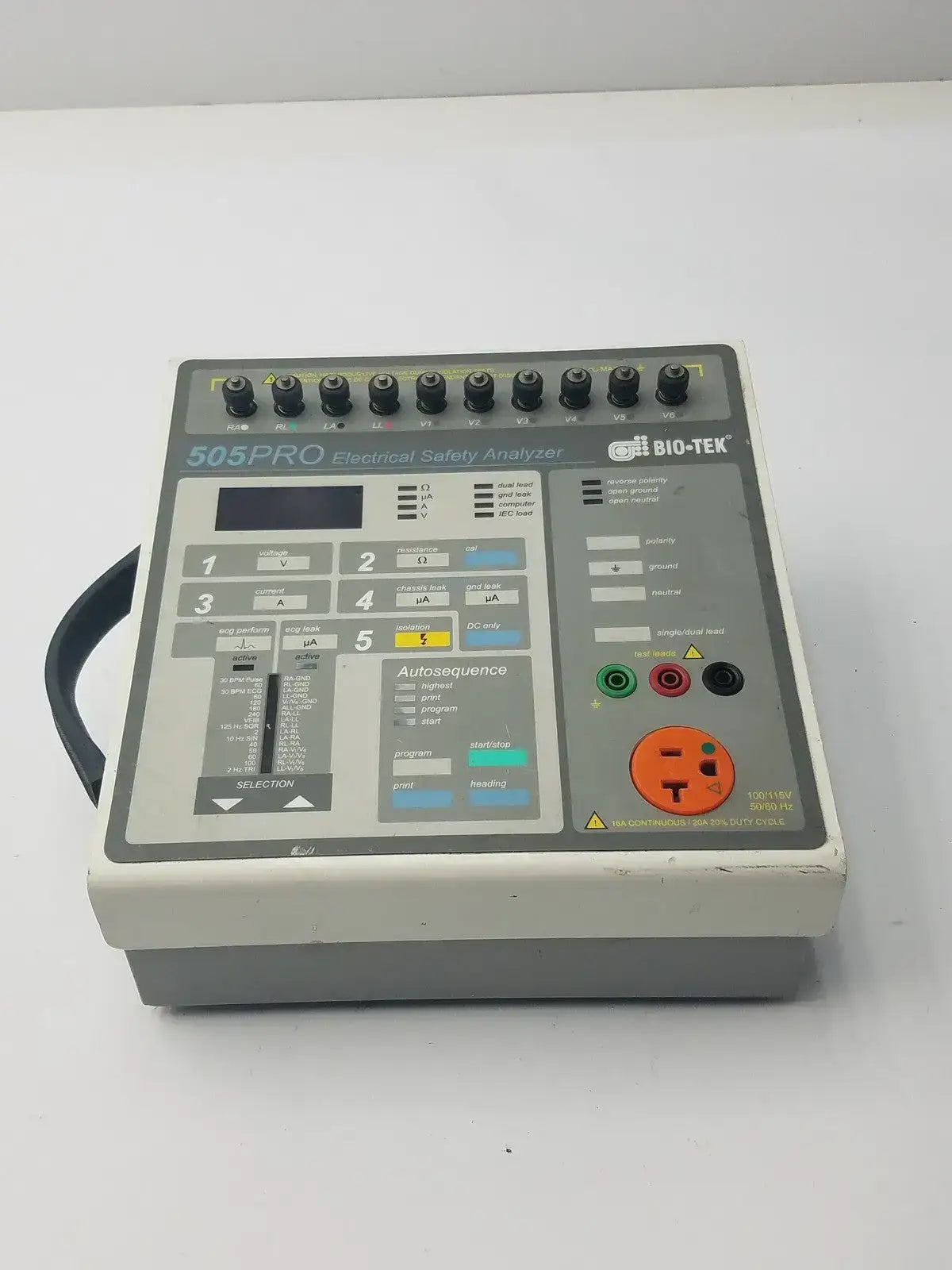 Bio-Tek 505PRO Electrical Safety Analyzer Electrical Safety Analyzer, second-hand product photo 1