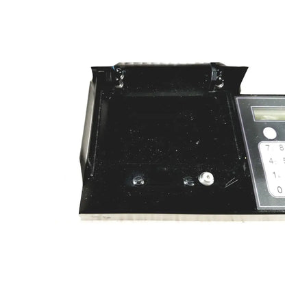 Black plastic cash register with digital keypad and display for instruments elx800 universal microplate reader use