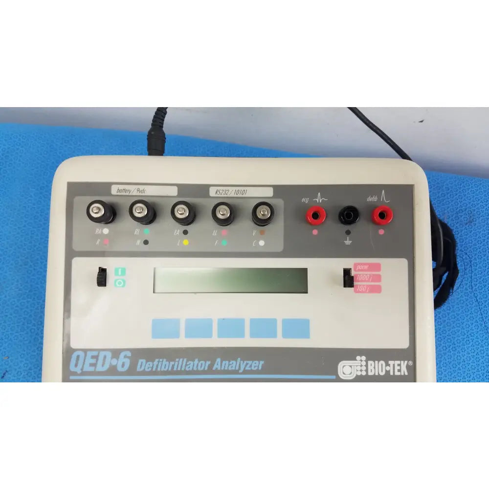 Bio-Tek QED-6 Defibrillator Analyzer Defibrillator Analyzer, second-hand product photo 5