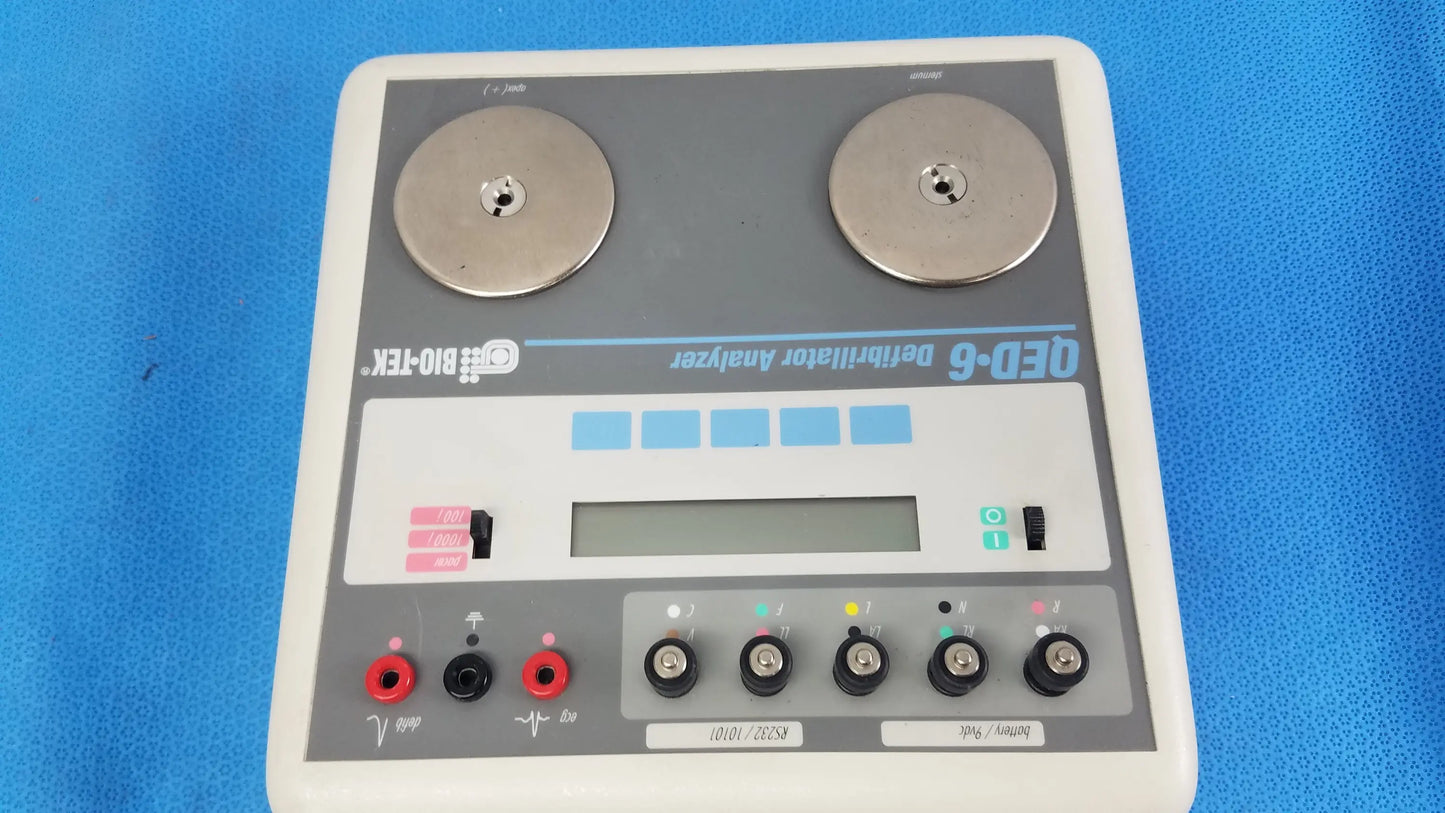 Bio-Tek QED-6 Defibrillator Analyzer Defibrillator Analyzer, second-hand product photo 6