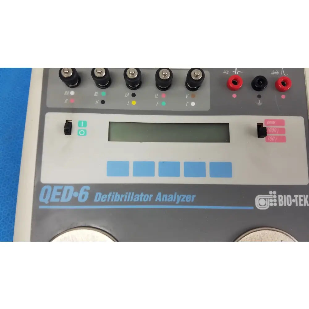 Bio-Tek QED-6 Defibrillator Analyzer Defibrillator Analyzer, second-hand product photo 11
