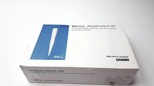 Reuse Medical Bioclean Precision Pipette Tips 1000uL 1000 Tips In 10 Racks Pipettors/Automatic Pipettes, second-hand product photo 1