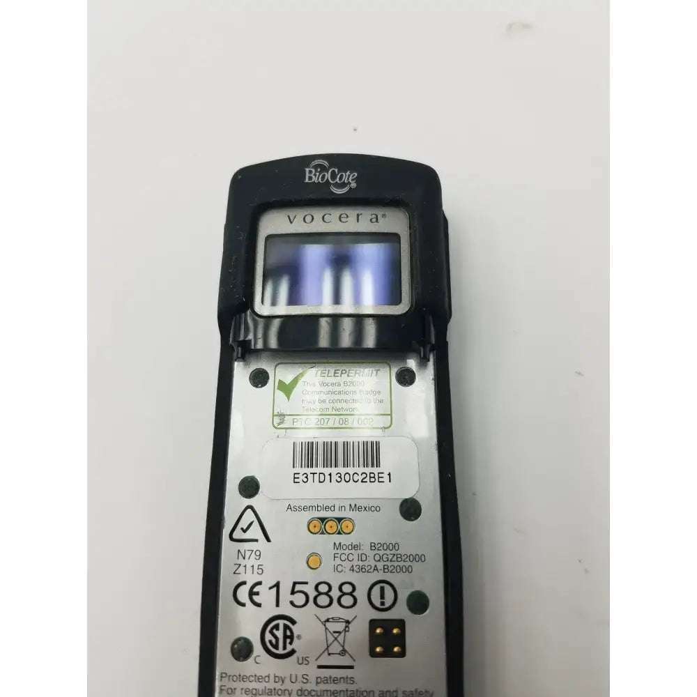 Vocera BioCote Vocera Model B2000 Badge Medical Communication Device, second-hand product photo 8