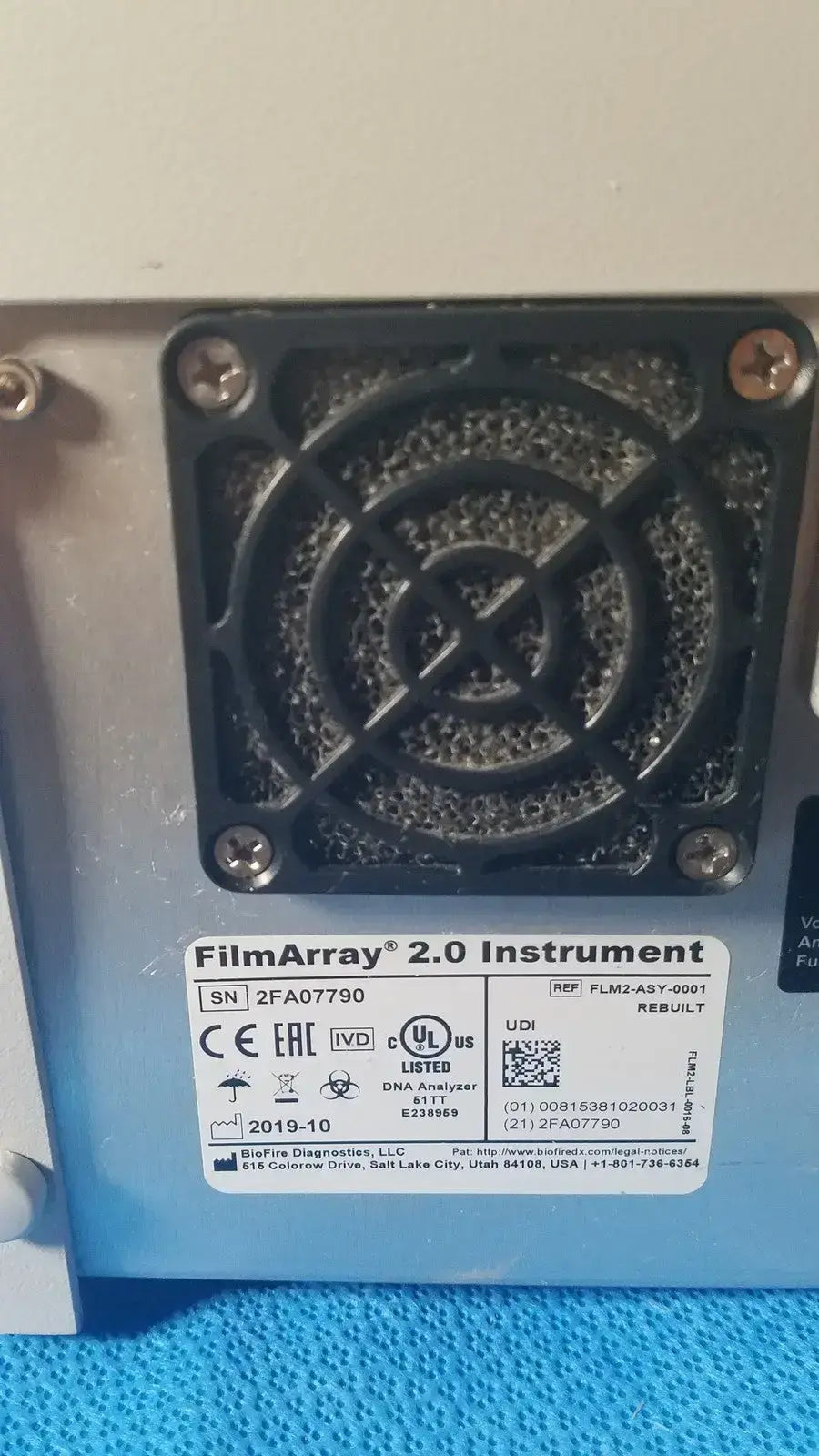 BioFire FilmArray 2.0 Instrument FLM2-ASY-0001 Molecular Diagnostic Instrument, second-hand product photo 9