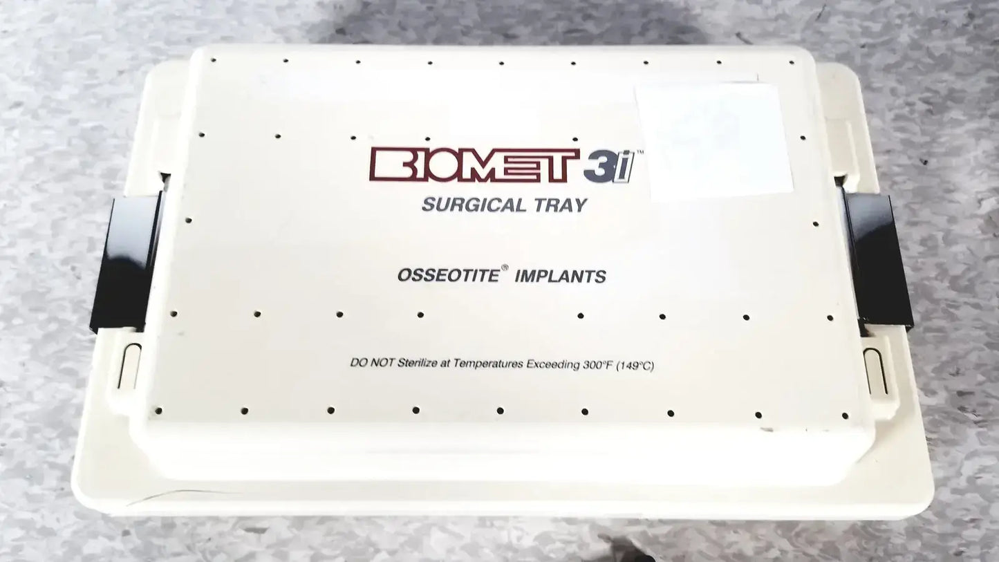 Gyrus Acmi Biomet 3i Surgical Tray Osseitite Impants Surgical Tray, as-is (for parts) product photo 2