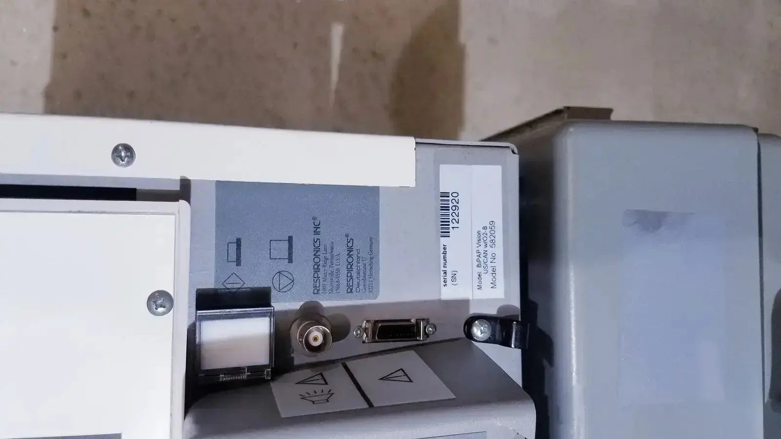 Bipap Vision ventilatory support system 582059 With Stand Ventilator, second-hand product photo 6