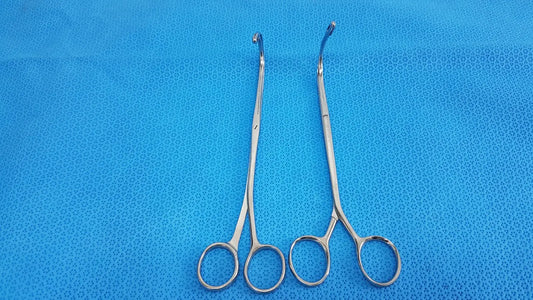 Reuse Medical Bird-Beak Suture Hook Forceps – Precision Stainless Steel Surgical Tool lot of 2 Forceps, Hemostats & Needle Holders, second-hand product photo 1