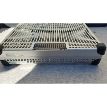 Silver perforated metal sterilization tray with black rubberized corners by summit medical ua2438 instrument protection