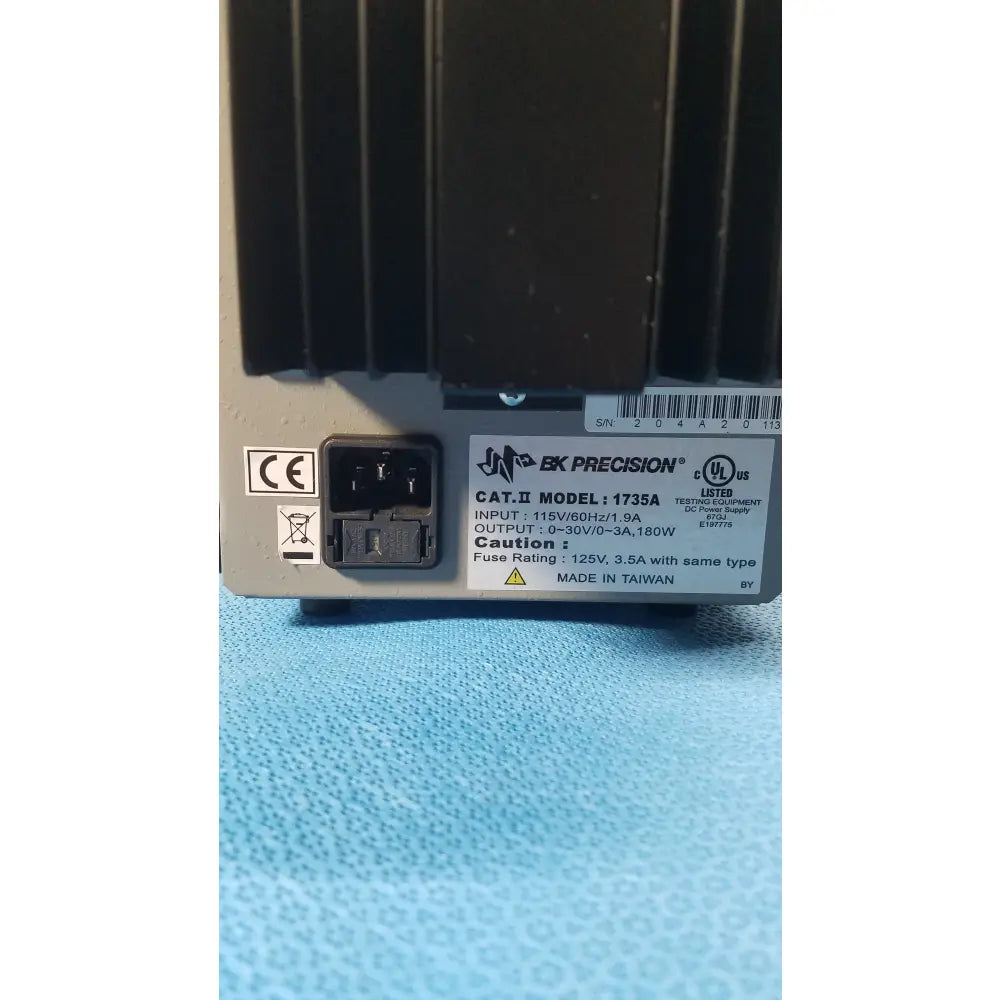 BK Precision 1735A Digital DC Power Supply 30V/3A Input 115V/60Hz - Digital DC Power Supply