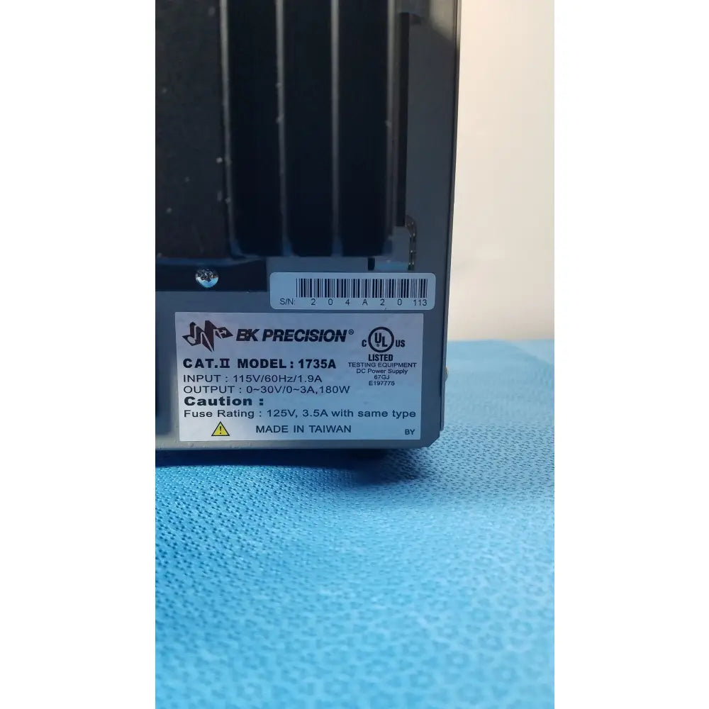 BK Precision 1735A Digital DC Power Supply 30V/3A Input 115V/60Hz - Digital DC Power Supply