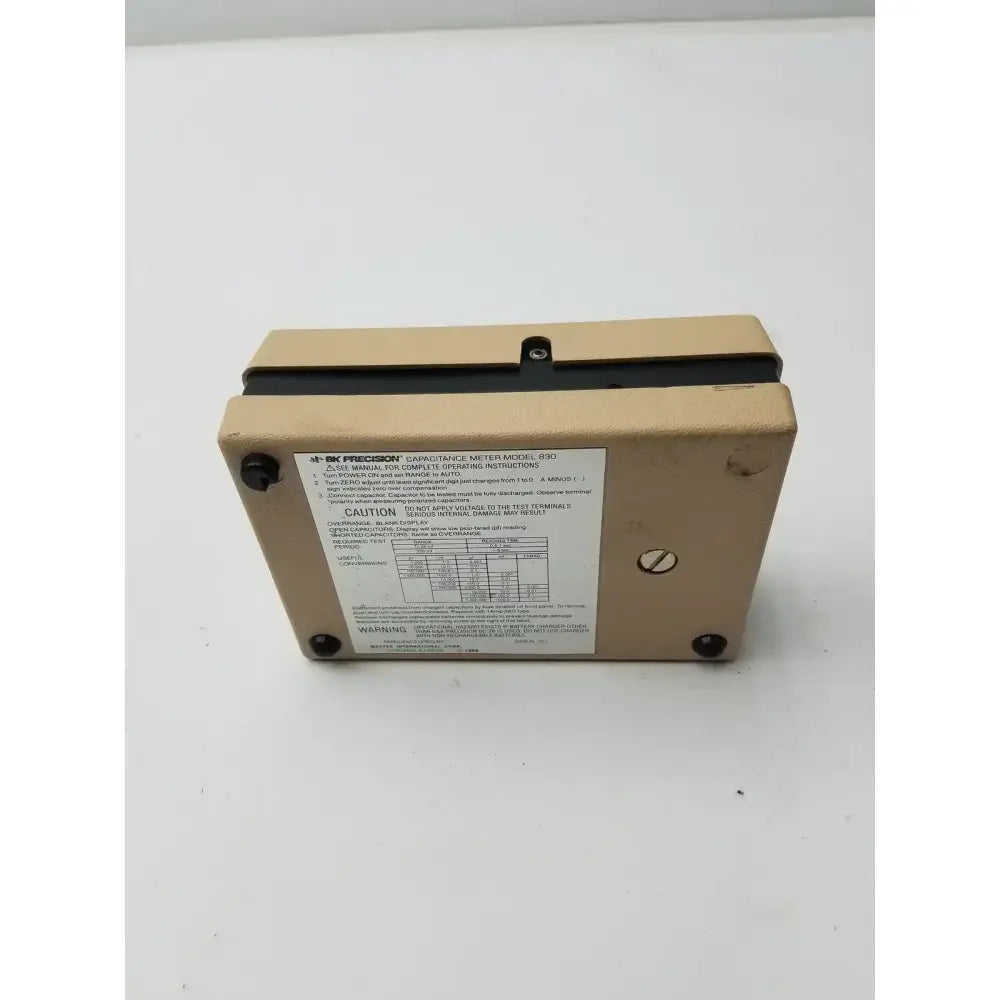 BK Precision Autoranging Capacitance Meter 830 Capacitance Meter, second-hand product photo 7