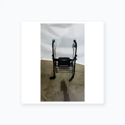 Reuse Medical Equipment Black Equate Rolling Walker for Seniors with Seat and Wheels Hand-Operated Loop Locks, second-hand product photo 10