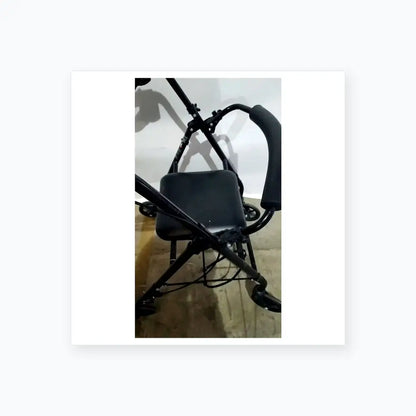 Reuse Medical Equipment Black Equate Rolling Walker for Seniors with Seat and Wheels Hand-Operated Loop Locks, second-hand product photo 5