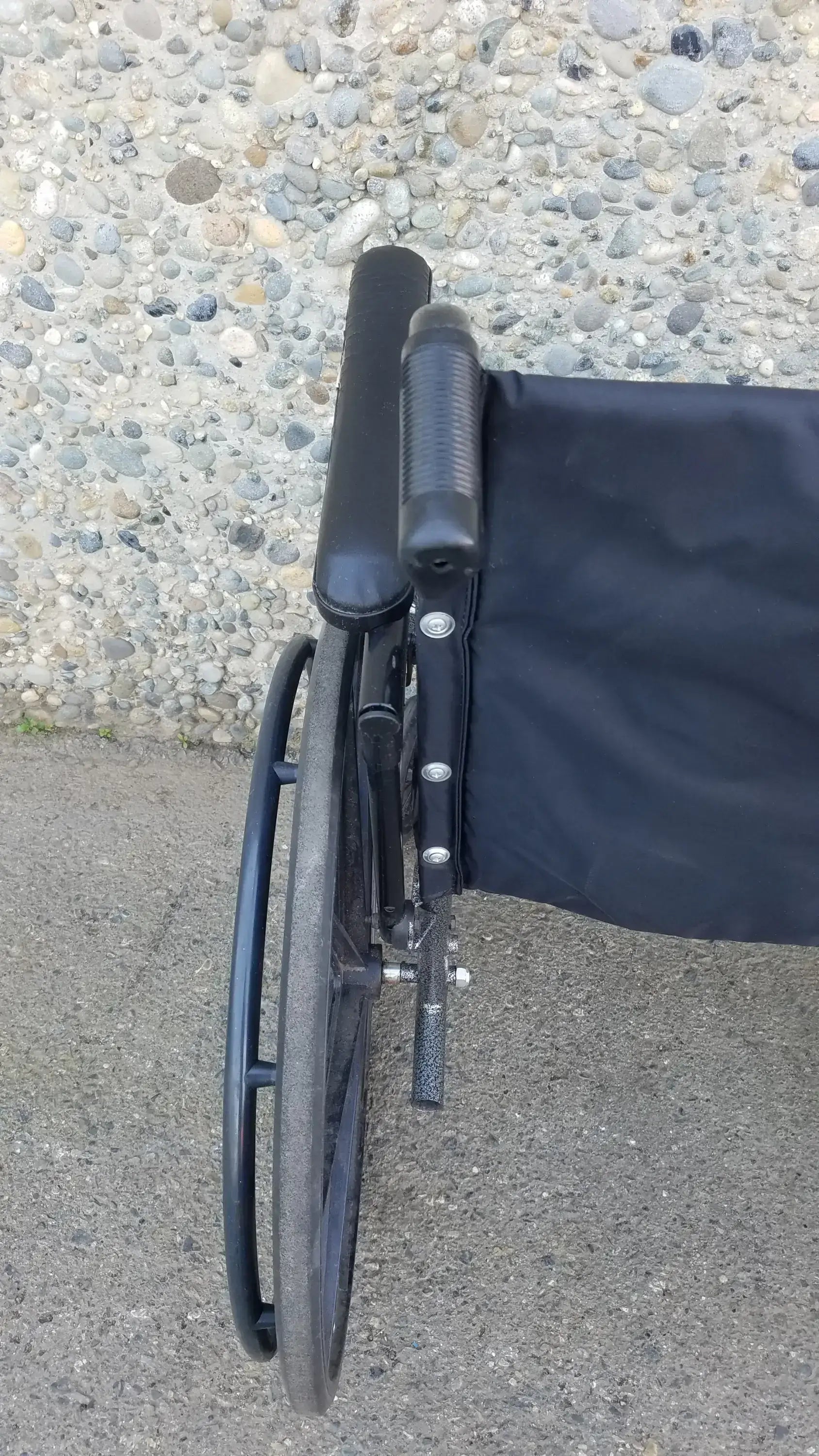 Reuse Medical Equipment Black Invacare Tracer SX5 Wheelchair Featuring Sturdy Arm Rests Wheelchairs, second-hand product photo 2