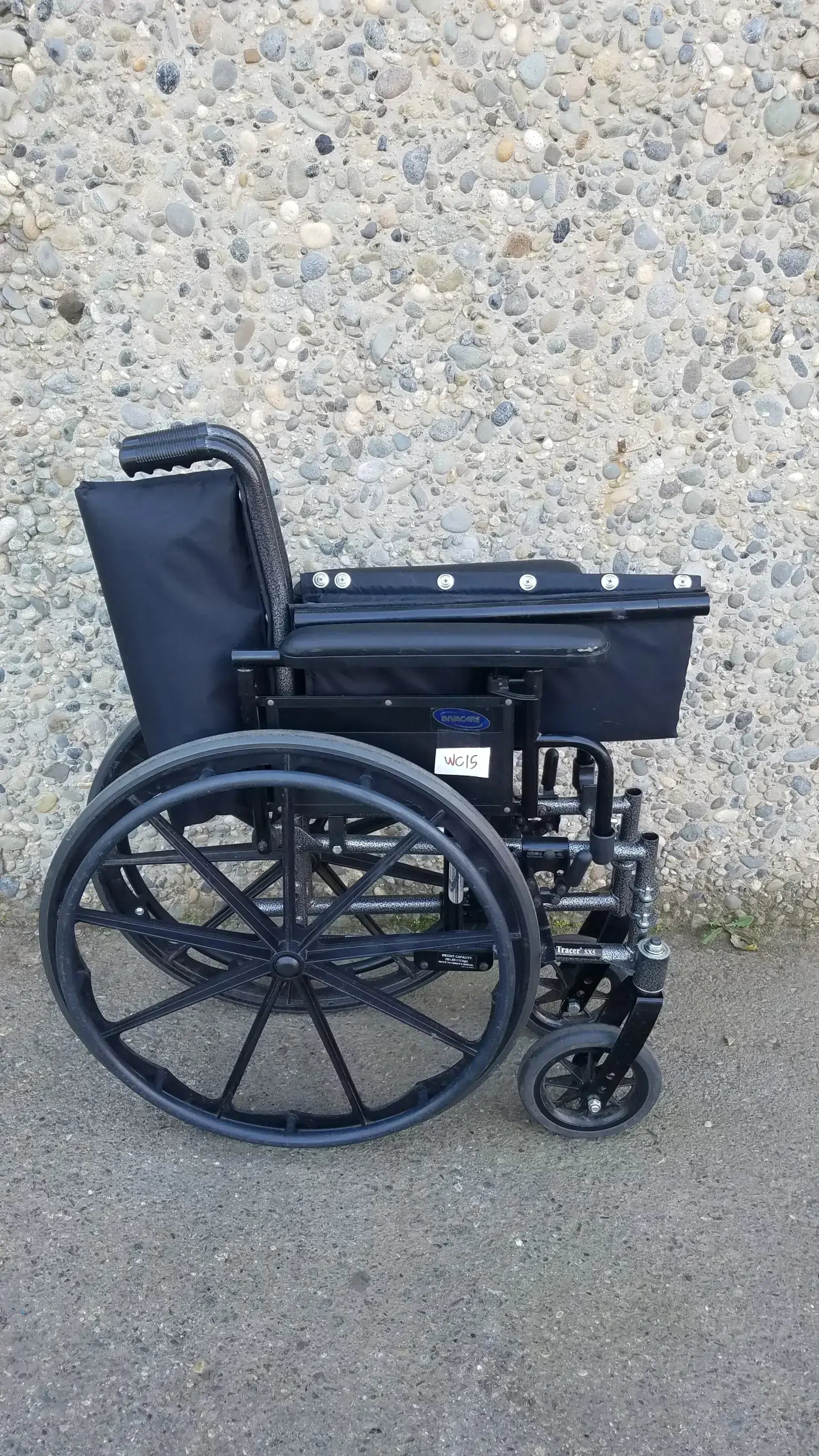 Reuse Medical Equipment Black Invacare Tracer SX5 Wheelchair Featuring Sturdy Arm Rests Wheelchairs, second-hand product photo 22