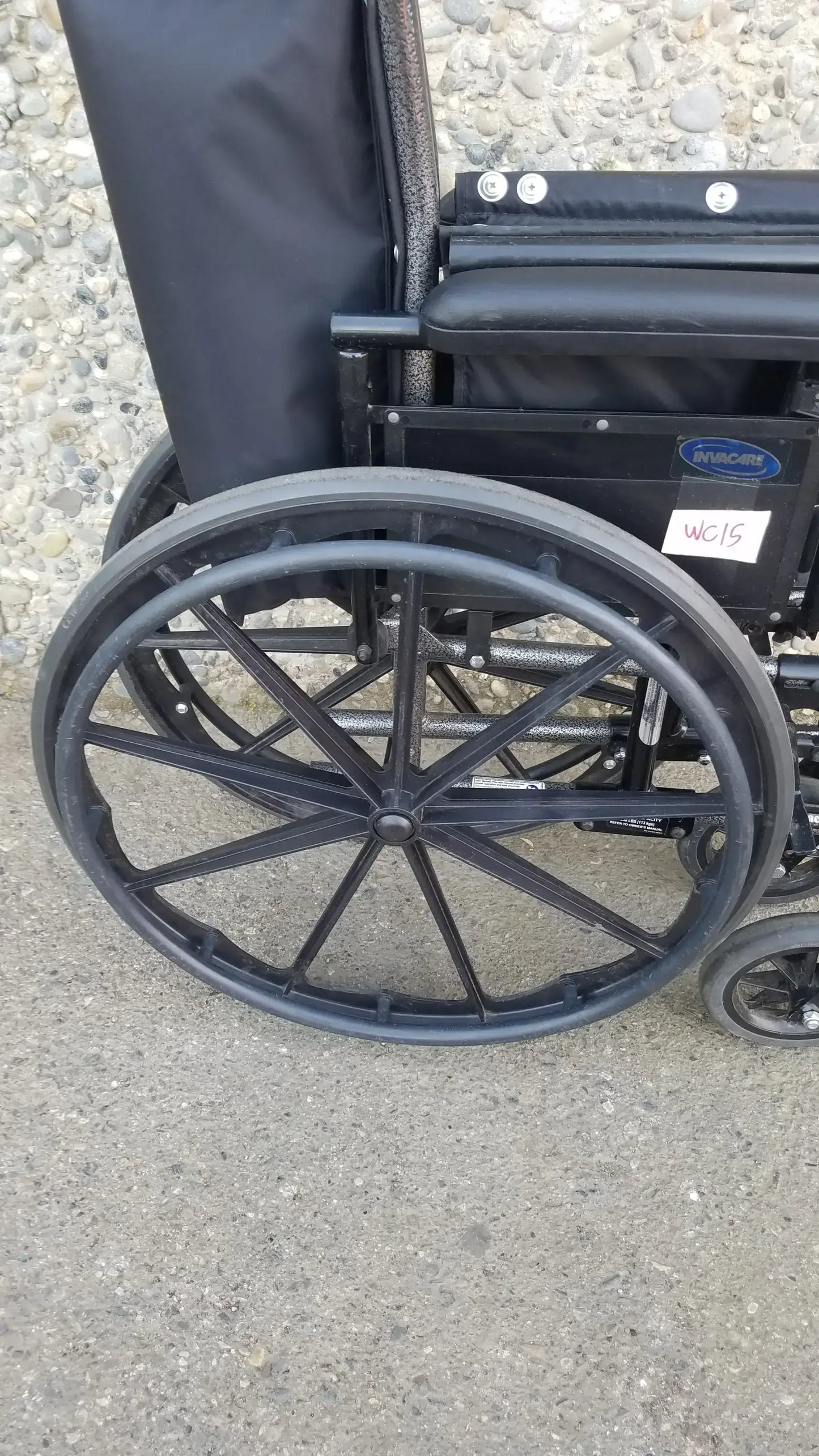 Reuse Medical Equipment Black Invacare Tracer SX5 Wheelchair Featuring Sturdy Arm Rests Wheelchairs, second-hand product photo 21