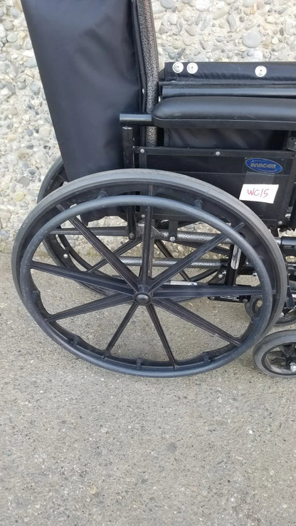Reuse Medical Equipment Black Invacare Tracer SX5 Wheelchair Featuring Sturdy Arm Rests Wheelchairs, second-hand product photo 21