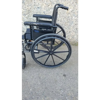 Reuse Medical Equipment Black Invacare Tracer SX5 Wheelchair Featuring Sturdy Arm Rests Wheelchairs, second-hand product photo 8