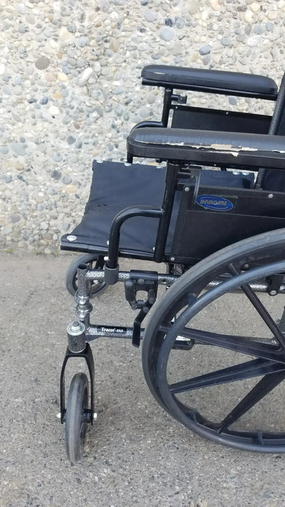 Reuse Medical Equipment Black Invacare Tracer SX5 Wheelchair Featuring Sturdy Arm Rests Wheelchairs, second-hand product photo 7
