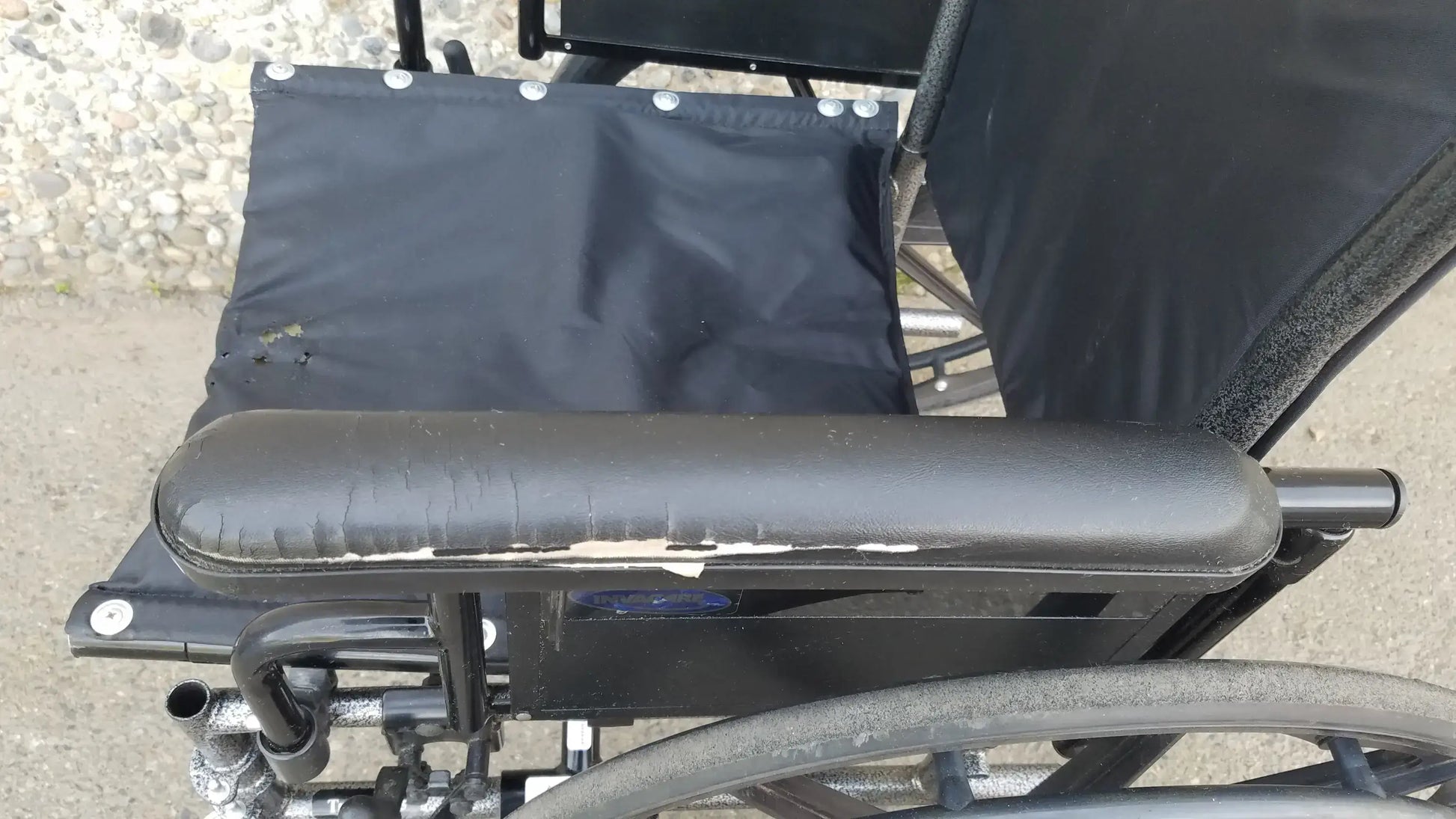 Reuse Medical Equipment Black Invacare Tracer SX5 Wheelchair Featuring Sturdy Arm Rests Wheelchairs, second-hand product photo 5