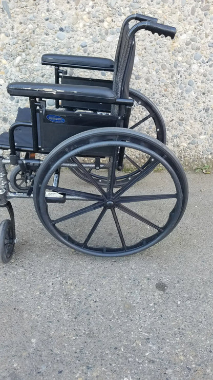 Reuse Medical Equipment Black Invacare Tracer SX5 Wheelchair Featuring Sturdy Arm Rests Wheelchairs, second-hand product photo 8