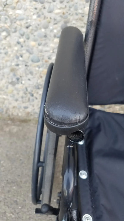 Reuse Medical Equipment Black Invacare Tracer SX5 Wheelchair Featuring Sturdy Arm Rests Wheelchairs, second-hand product photo 15