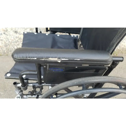 Reuse Medical Equipment Black Invacare Tracer SX5 Wheelchair Featuring Sturdy Arm Rests Wheelchairs, second-hand product photo 6