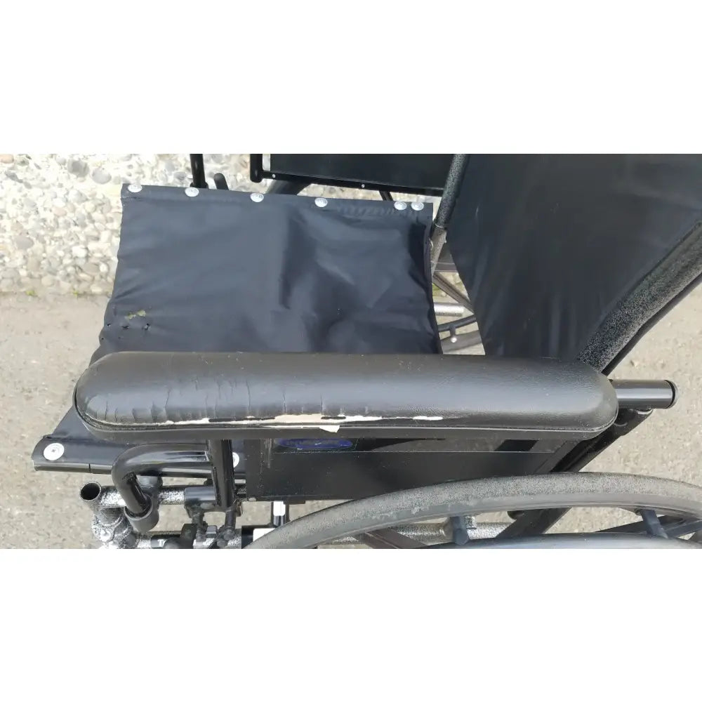 Reuse Medical Equipment Black Invacare Tracer SX5 Wheelchair Featuring Sturdy Arm Rests Wheelchairs, second-hand product photo 5
