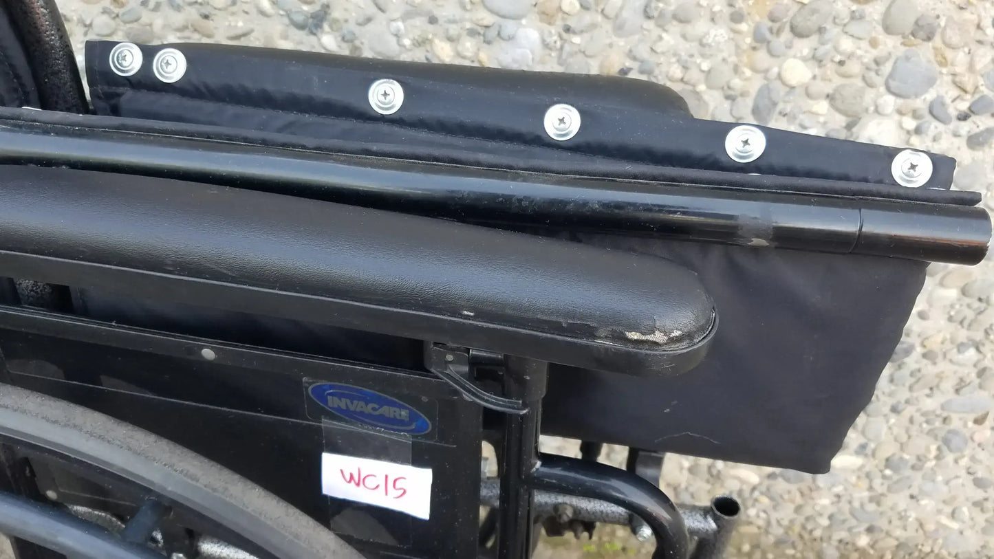 Reuse Medical Equipment Black Invacare Tracer SX5 Wheelchair Featuring Sturdy Arm Rests Wheelchairs, second-hand product photo 18