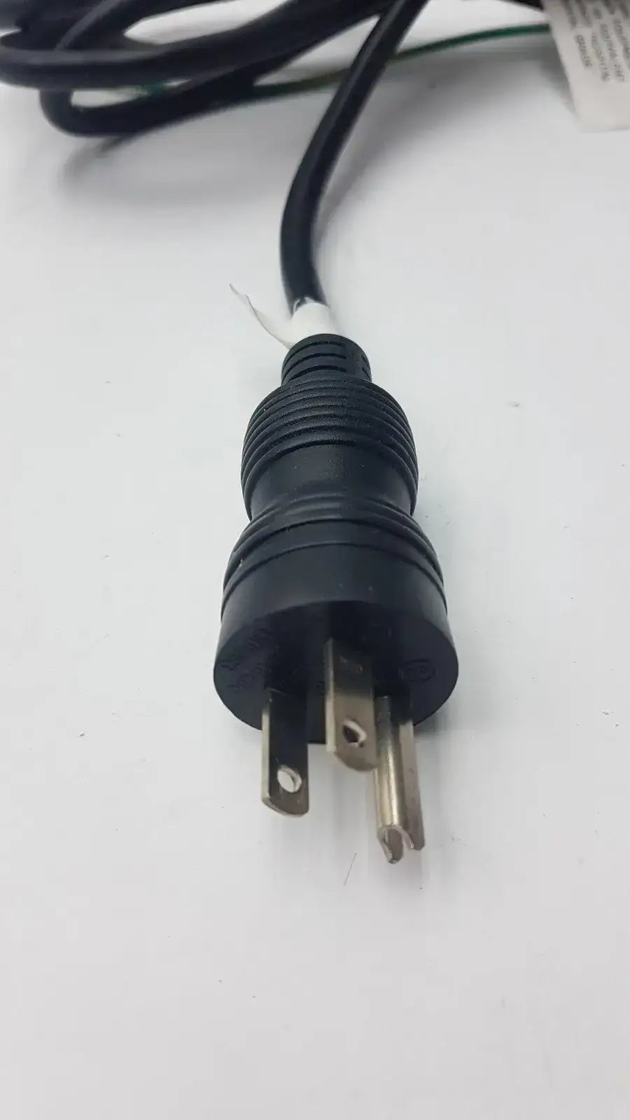Generic Black Power Cord Cable Plug 3 Poles Male with 3 Female Power Cord Splitter, second-hand product photo 5
