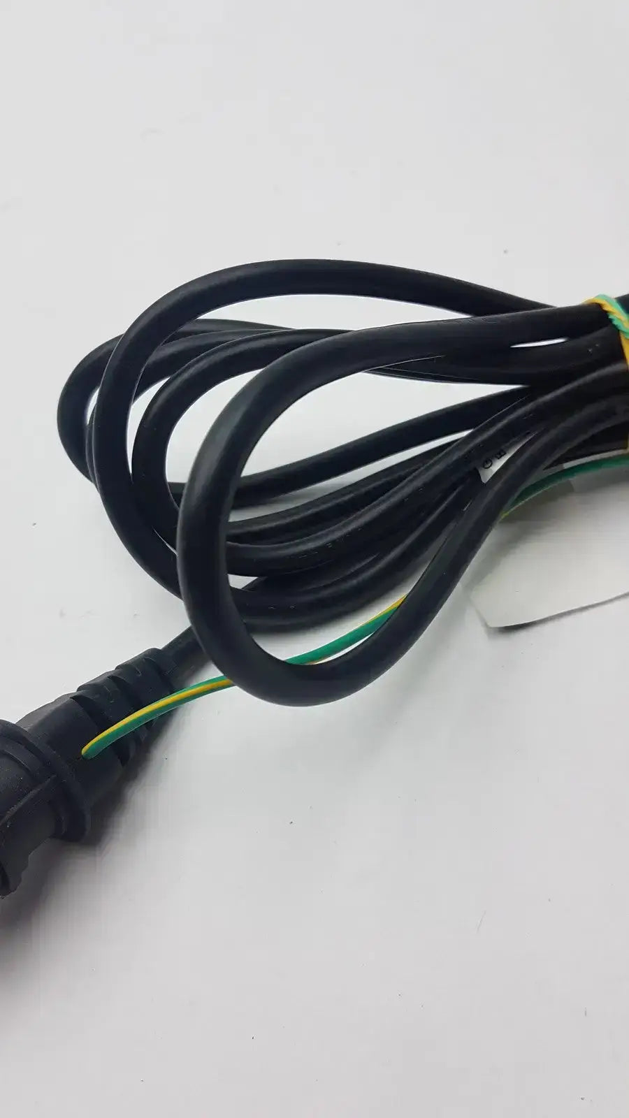 Generic Black Power Cord Cable Plug 3 Poles Male with 3 Female Power Cord Splitter, second-hand product photo 4