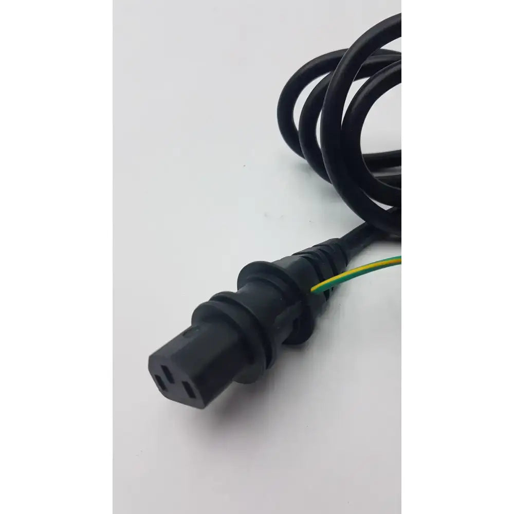 Generic Black Power Cord Cable Plug 3 Poles Male with 3 Female Power Cord Splitter, second-hand product photo 3