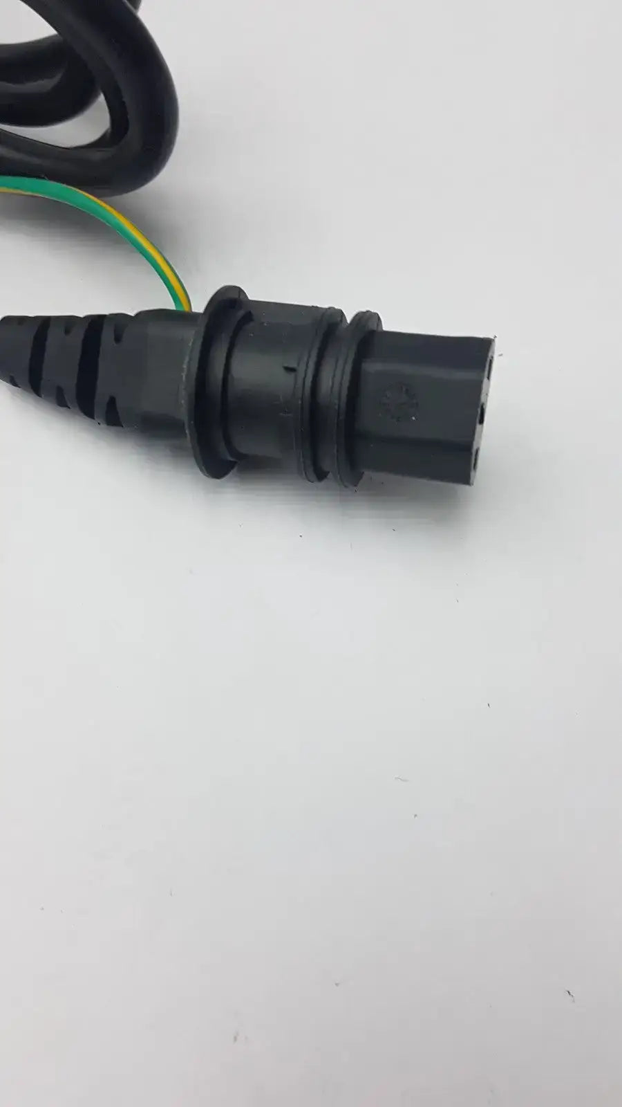 Generic Black Power Cord Cable Plug 3 Poles Male with 3 Female Power Cord Splitter, second-hand product photo 11