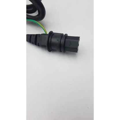 Generic Black Power Cord Cable Plug 3 Poles Male with 3 Female Power Cord Splitter, second-hand product photo 11