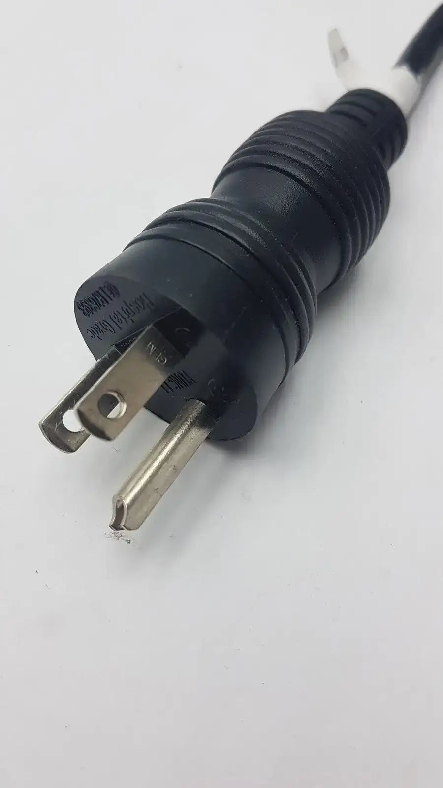 Generic Black Power Cord Cable Plug 3 Poles Male with 3 Female Power Cord Splitter, second-hand product photo 10