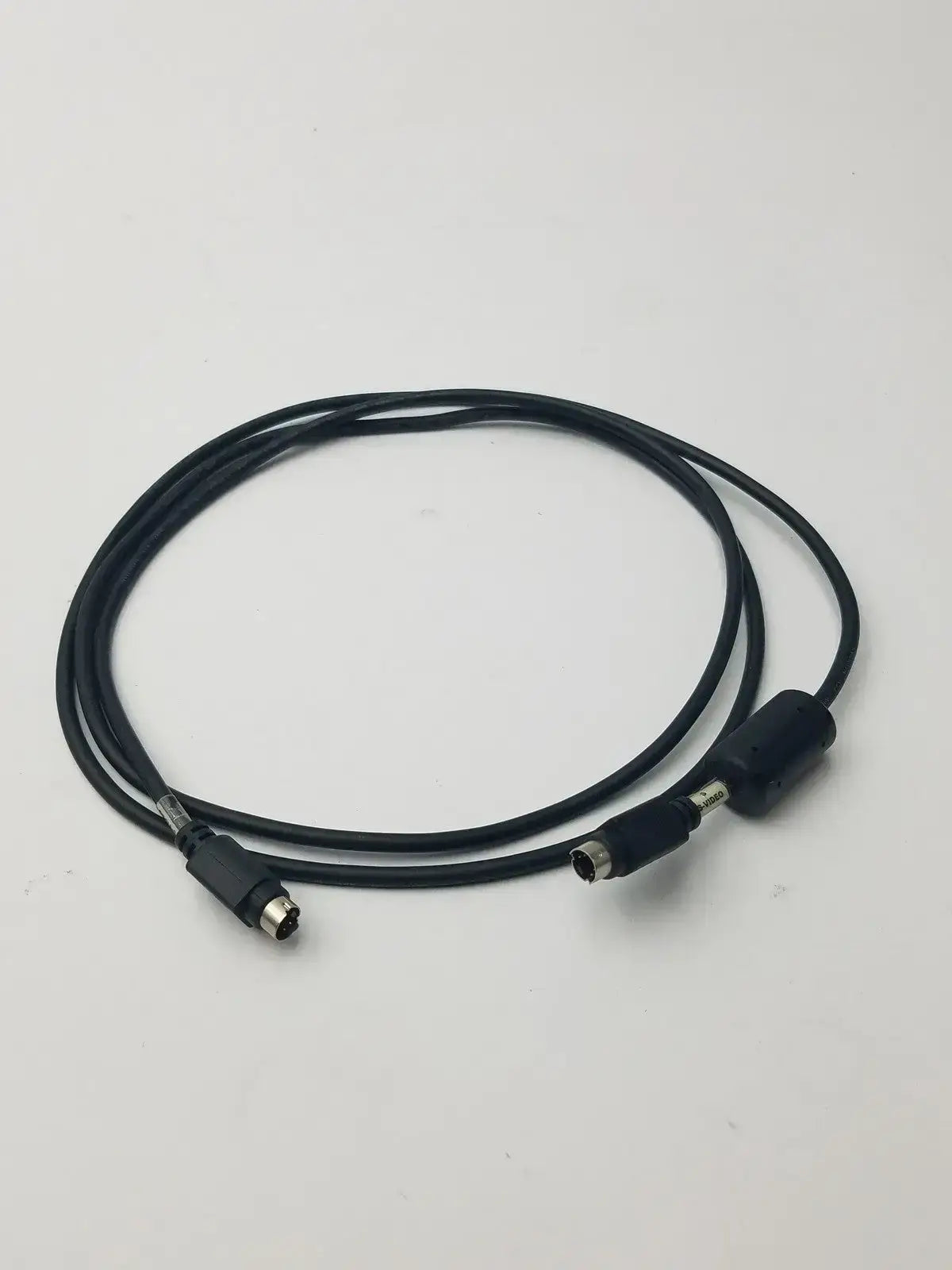 Generic Black S-Video Cable Cord Male to Male Compatible with VHS, DVD, HDTV S-Video Cable, second-hand product photo 9