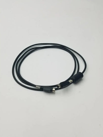 Generic Black S-Video Cable Cord Male to Male Compatible with VHS, DVD, HDTV S-Video Cable, second-hand product photo 1