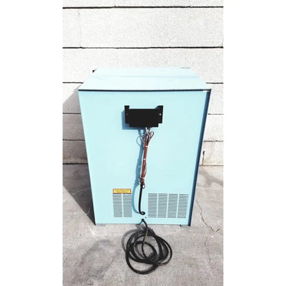 Blue m ov-472a-3 stabil-therm constant temperature cabinet electric oven with light blue industrial transformer and coiled power cord