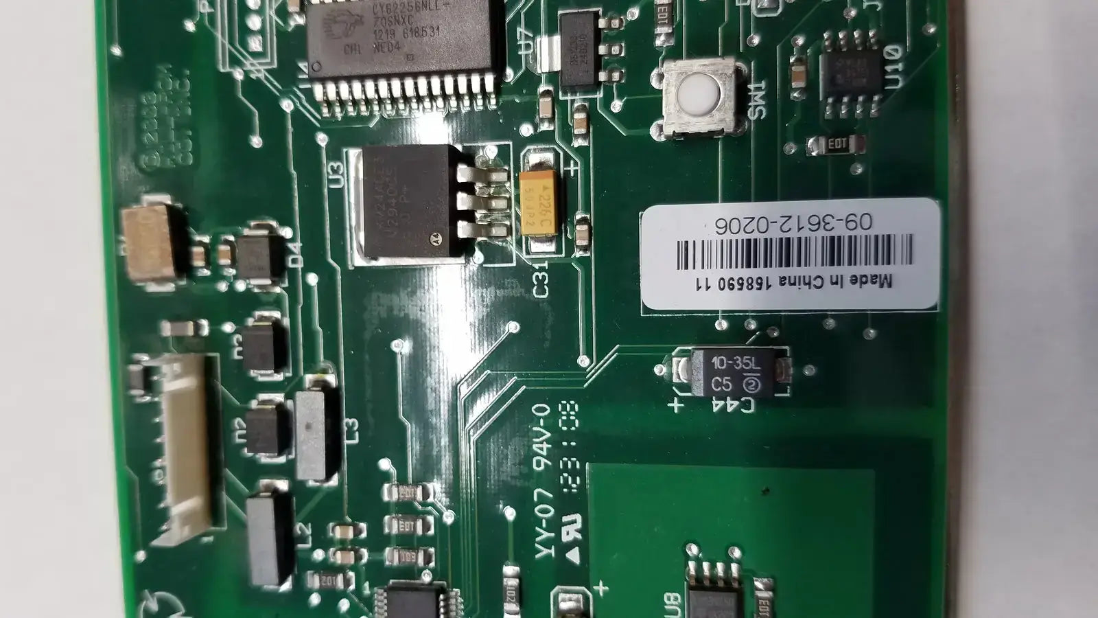 Vendor Unknown - MANUAL REVIEW Board #67760 Rev 1 Control Board, 09-3612-0206, 158590 11, 129433.190 Control Board, second-hand product photo 4