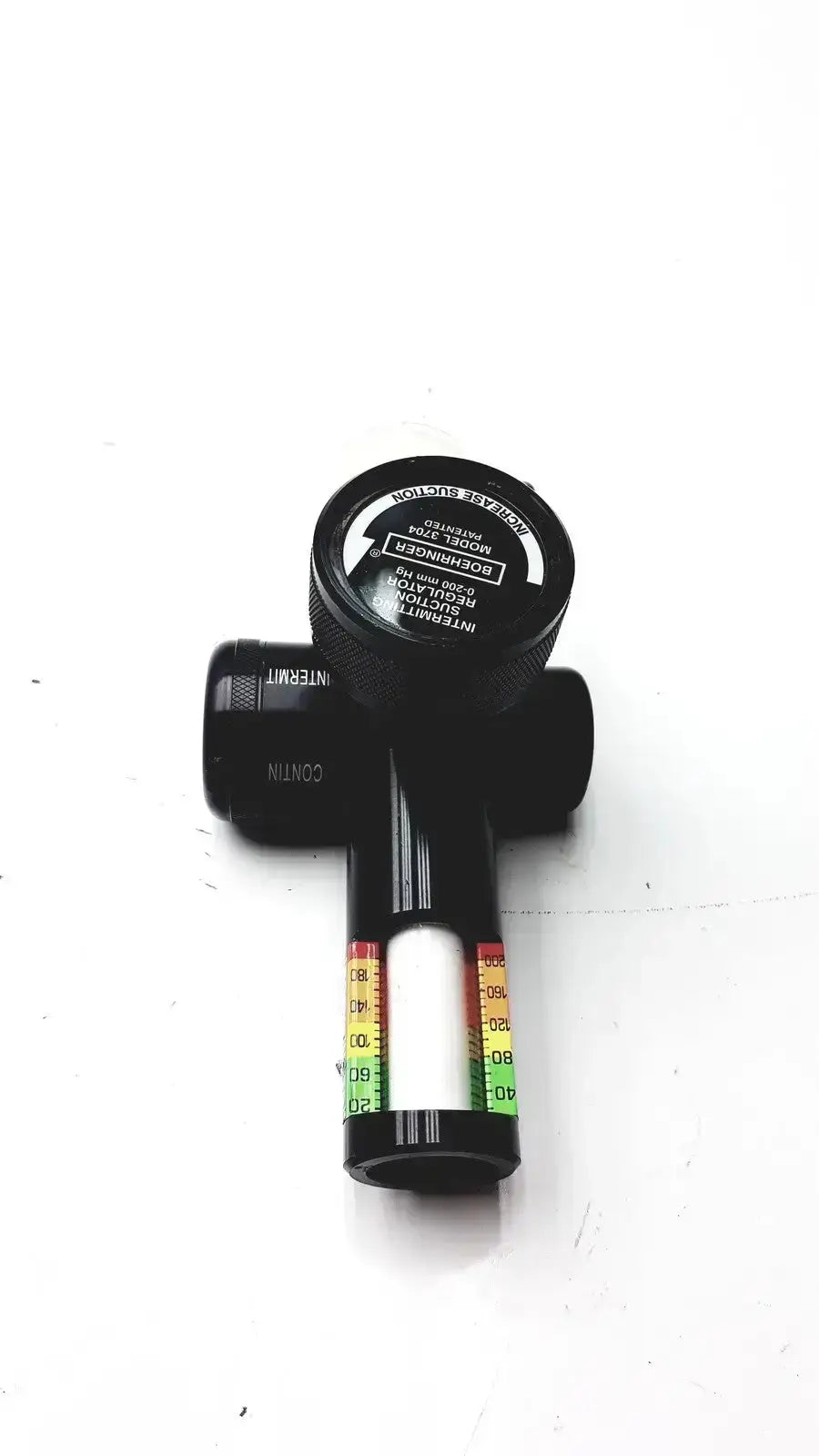 Boehringer Laboratories Boehringer 3704 Platinum Series Intermitting Suctiion Regulator (0-200mm) Suction Regulator, as-is (for parts) product photo 6