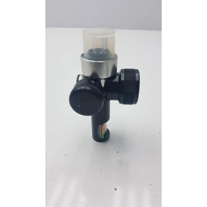Black and silver Boehringer 3704 platinum series intermitting suctiion regulator with clear plastic top cap and 0-200mm range