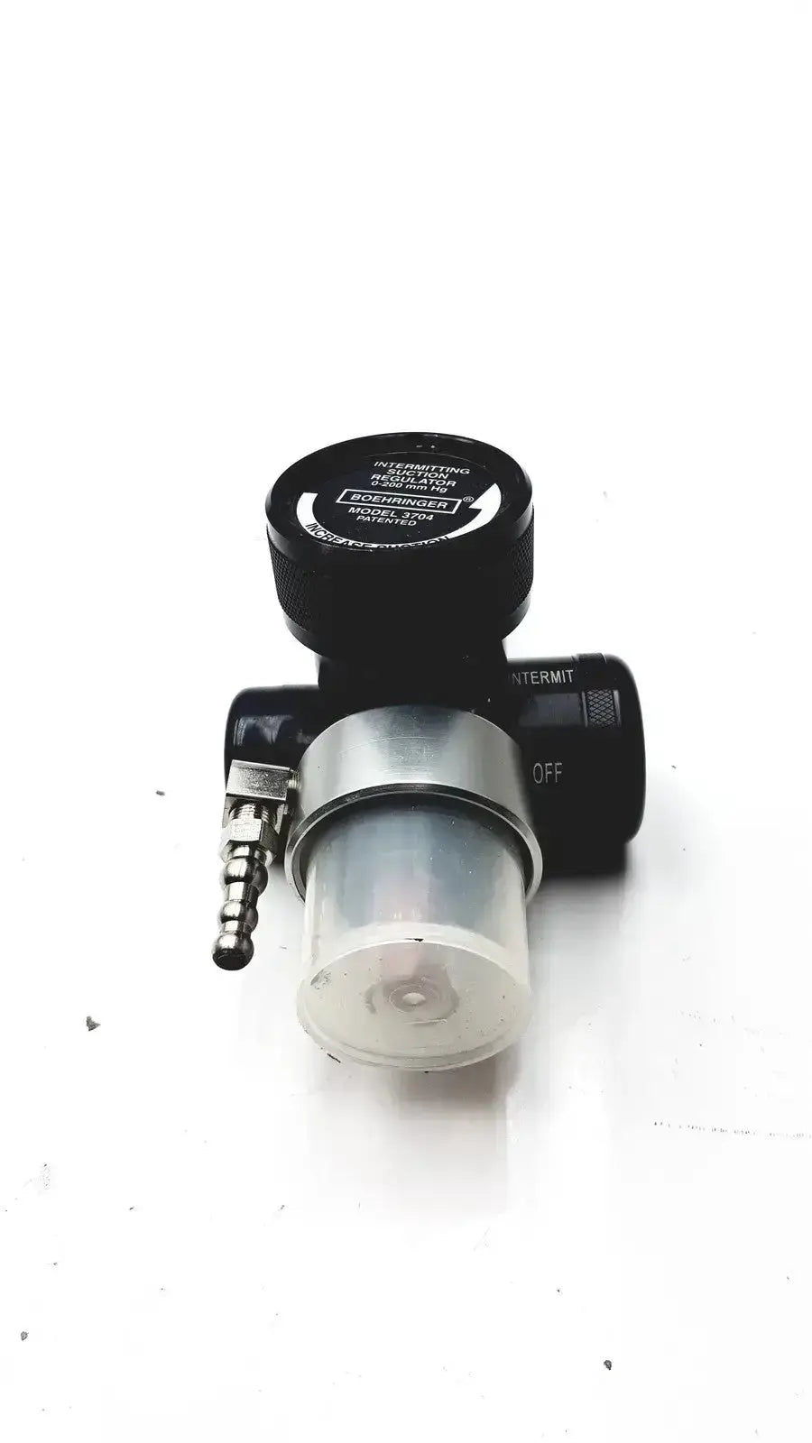 Boehringer Laboratories Boehringer 3704 Platinum Series Intermitting Suctiion Regulator (0-200mm) Suction Regulator, as-is (for parts) product photo 2